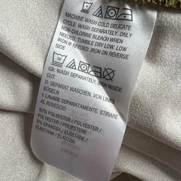 Susan Graver Snakeskin Printed Faux Suede Skirt size 5X Cream Black Elastic NWT - Picture 5 of 6